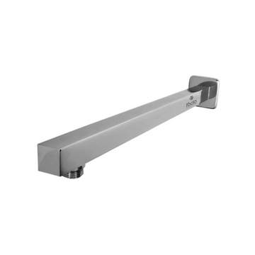 Rocio Full Brass Shower Arm Square 15 inch Chrome Finish