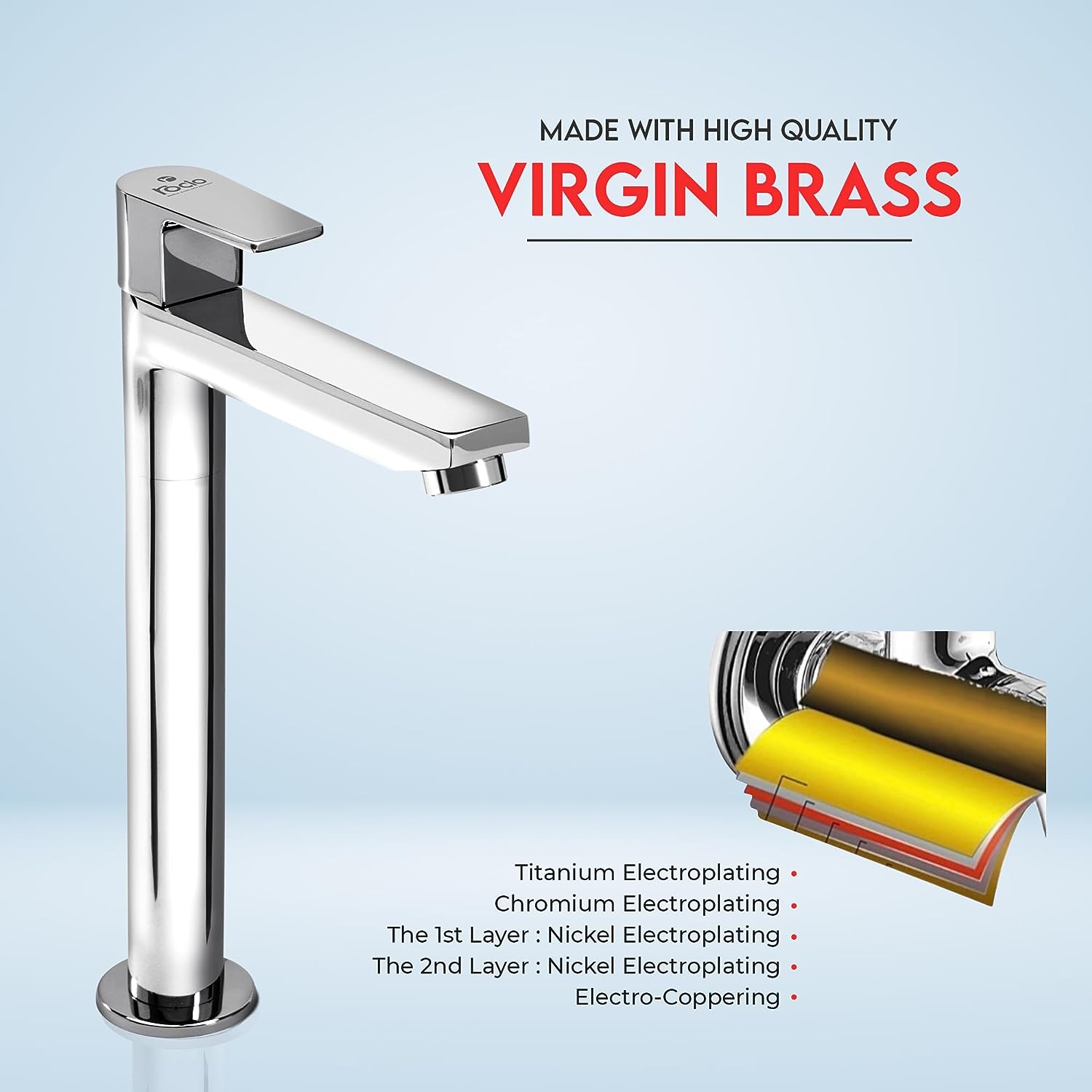 Premium Brass Extended Pillar Cock