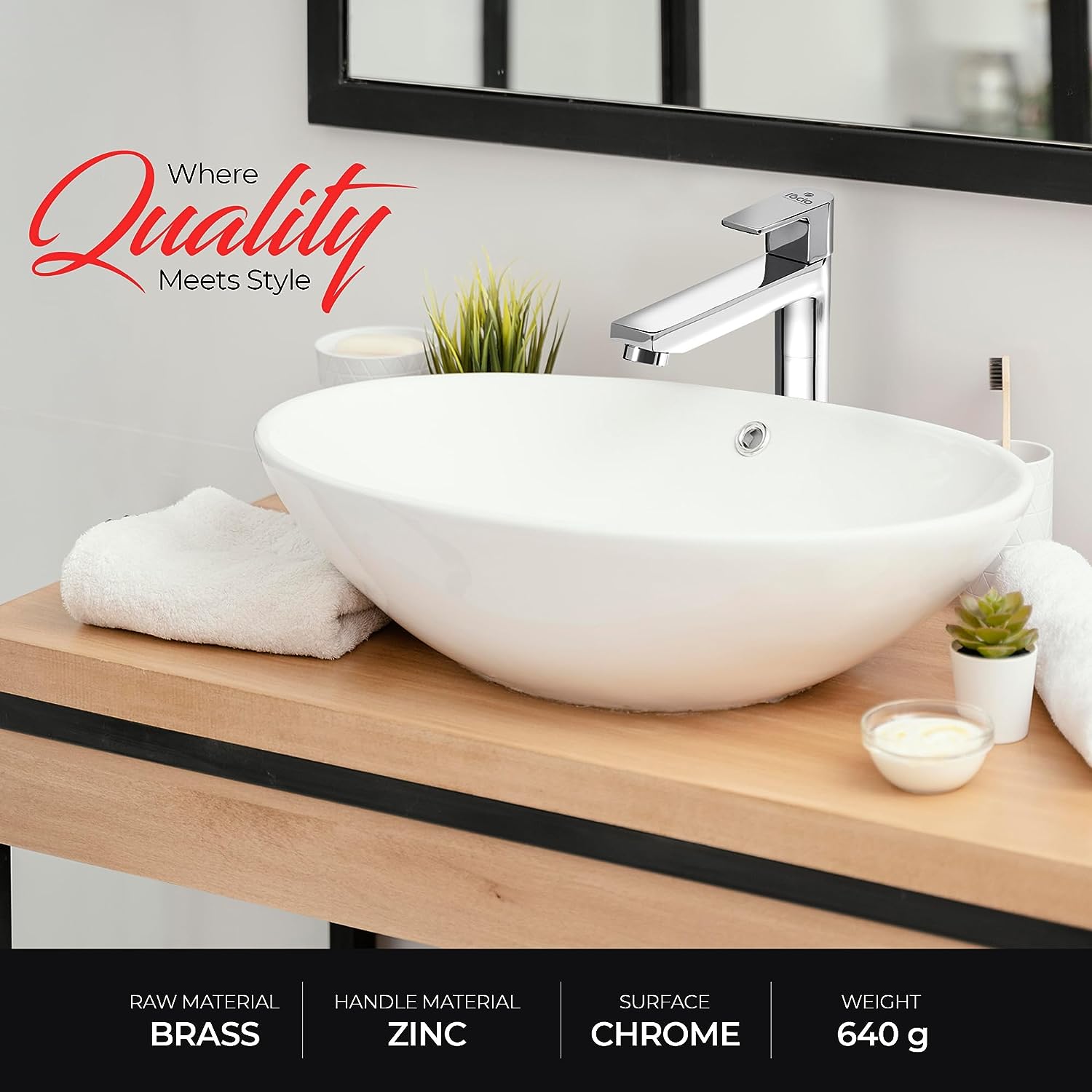 Table‑top Tall Pillar Tap India