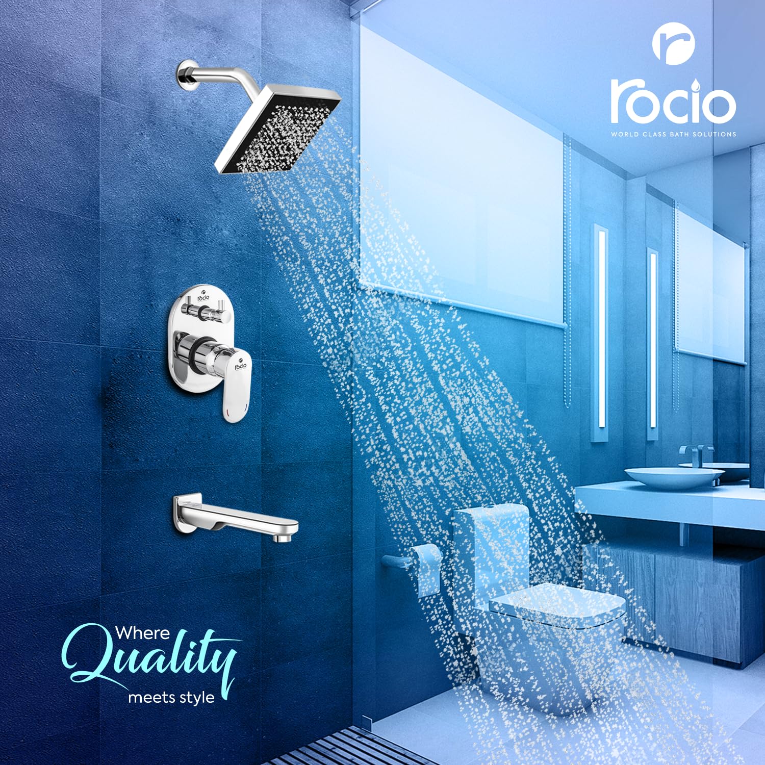 Rocio Complete Bathroom Diverter