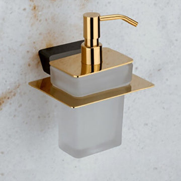 Rocio Dazzle Gold Liquid Soap Dispenser for bathroom or kitchen accessories