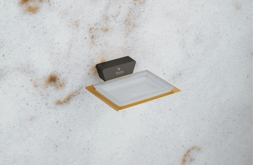 Rocio High Quality Brass Glass Soap Dish for bathroom accessories