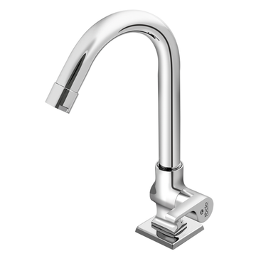 Rocio SONET Brass Chrome Plated Swan Neck Tap For wash Basin Kitchen sink