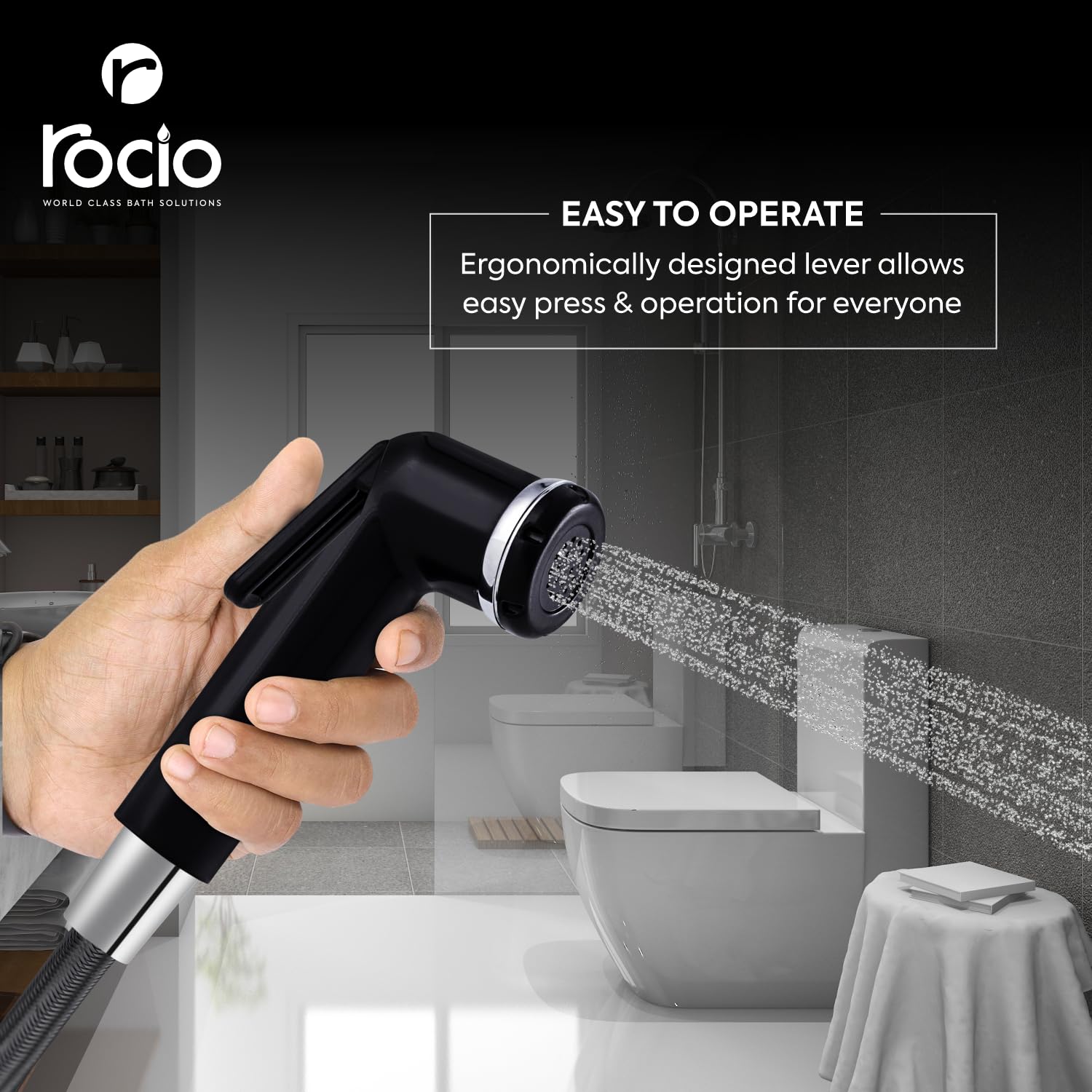 hand shower easy to operate