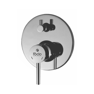 UNO Brass 40MM 4 WAY Single Lever Diverter Exposed Parts Kit Consisting of Operating Lever , Flange and small handle