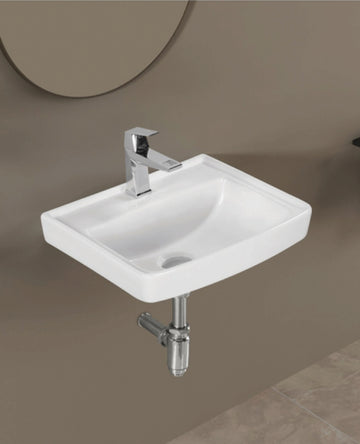 ROCIO MIST Wall Hung Basin | Corner Fit | Compact Design