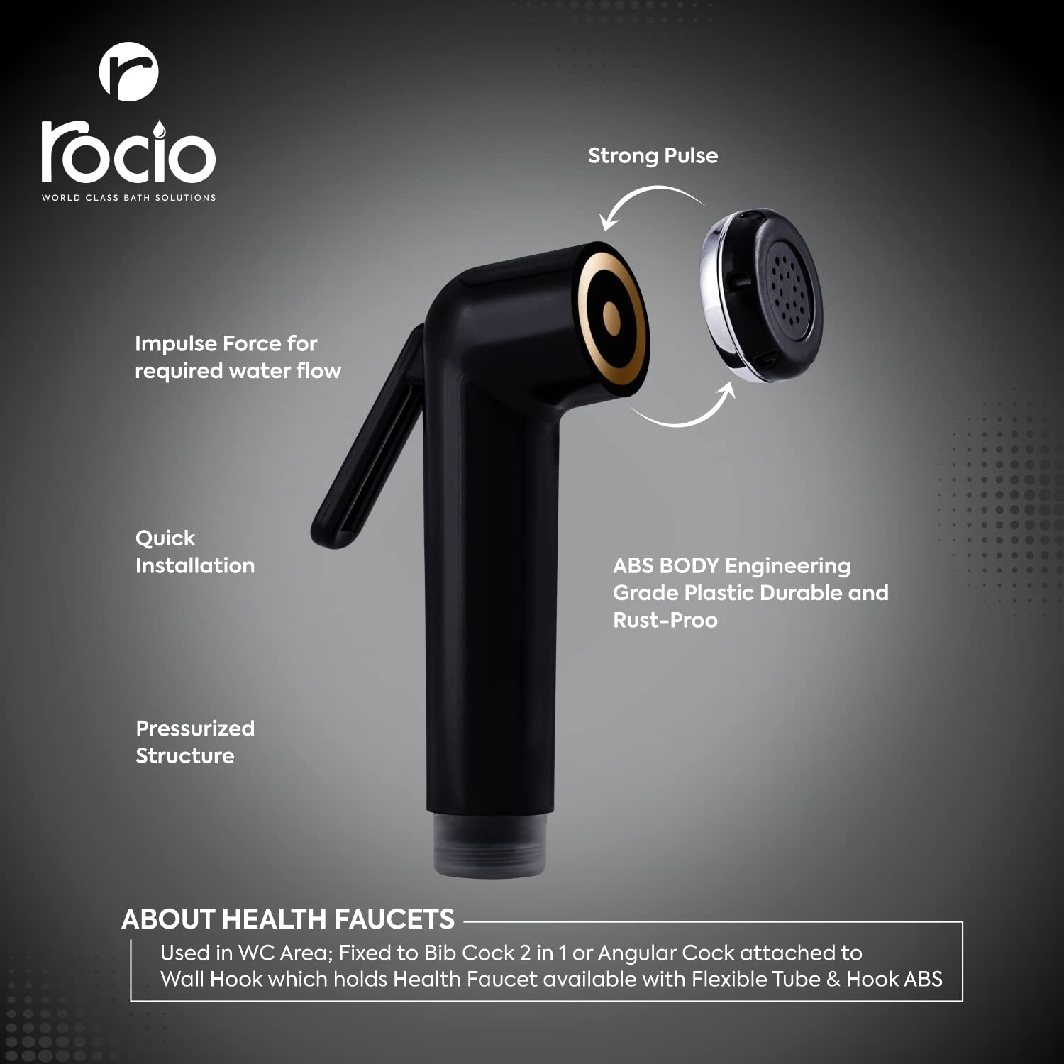 hand shower add in scrolling pulse