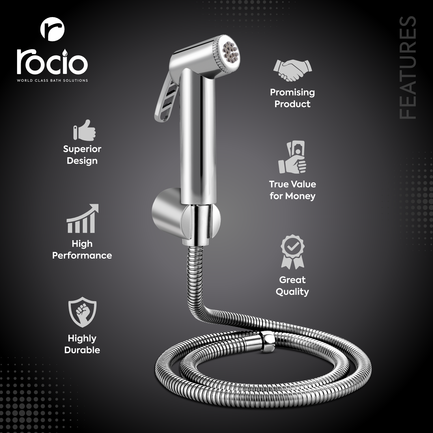 shower set with hand shower