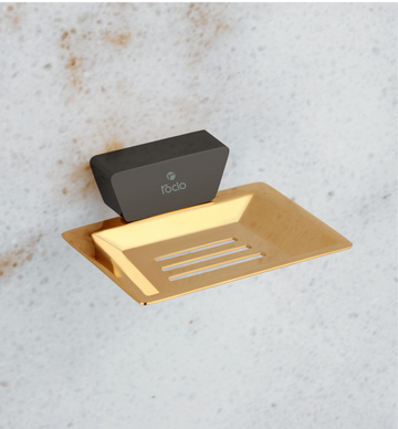 soap dish gold finish