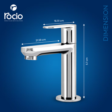 Rocio Bathroom Fittings City Pillar cock for Bathroom Wash basin kitchen sink