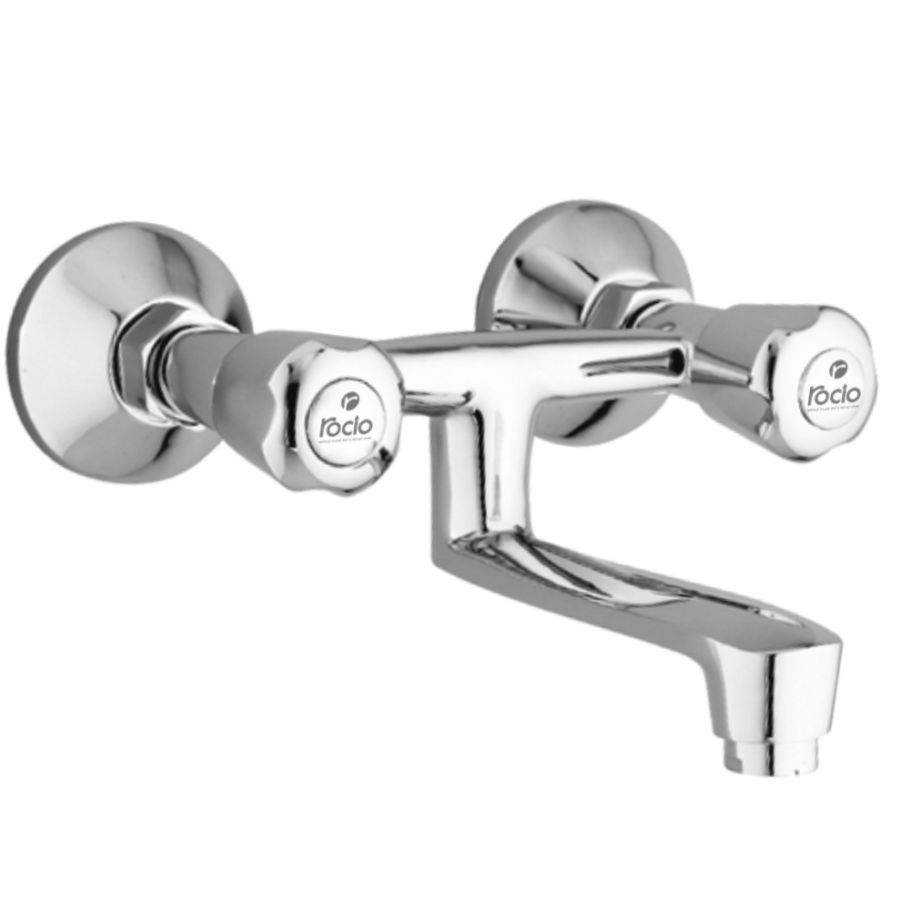 Rocio PREMIUM Wall Mixer Non Telephonic Full Brass Chrome Plated