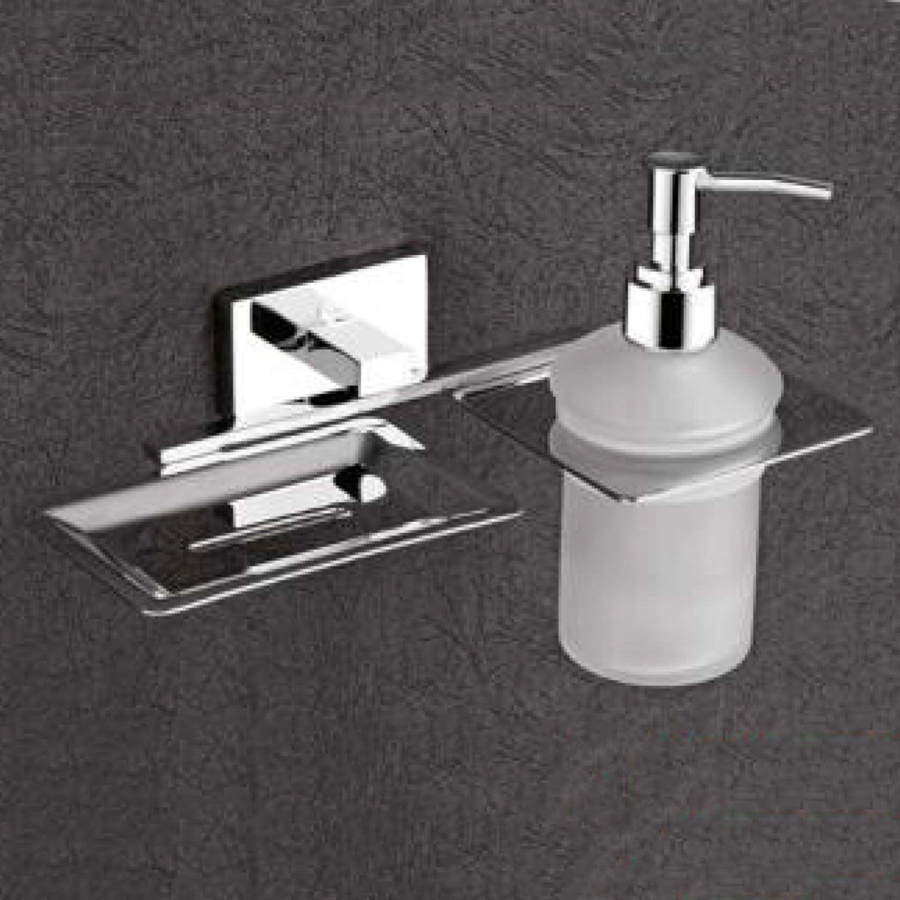 Rocio Classy Soap Dish with Liquid Soap Dispenser