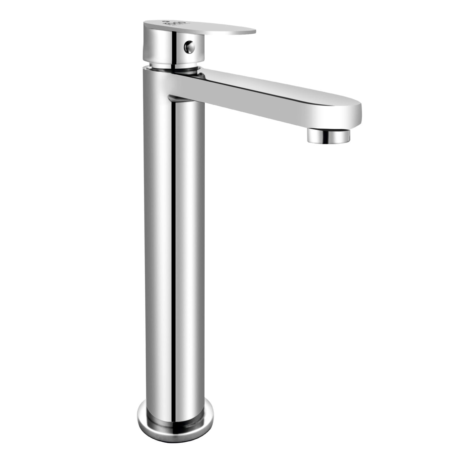 Rocio City Tall Single Lever Basin Mixer for Wash Basin, Chrome Finish Long 12" Table Top Tap for Bathroom Washbasin, Corrosion Resistant