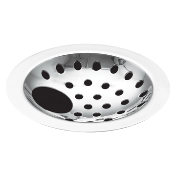 Rocio SS 304 Doom Hole Floor Drain Grating - 5 Inch, Chrome  Mirror Finish