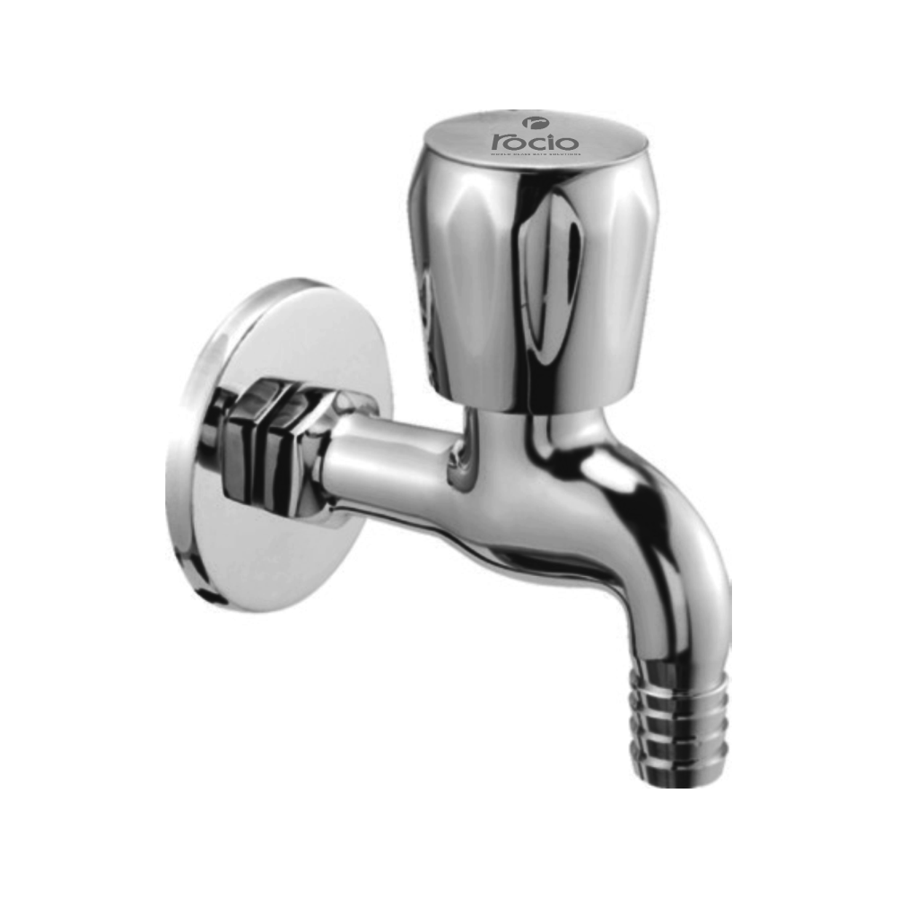 Rocio Nozzle Bib Cock Tap Brass Chrome Plated Washing Machine Taps