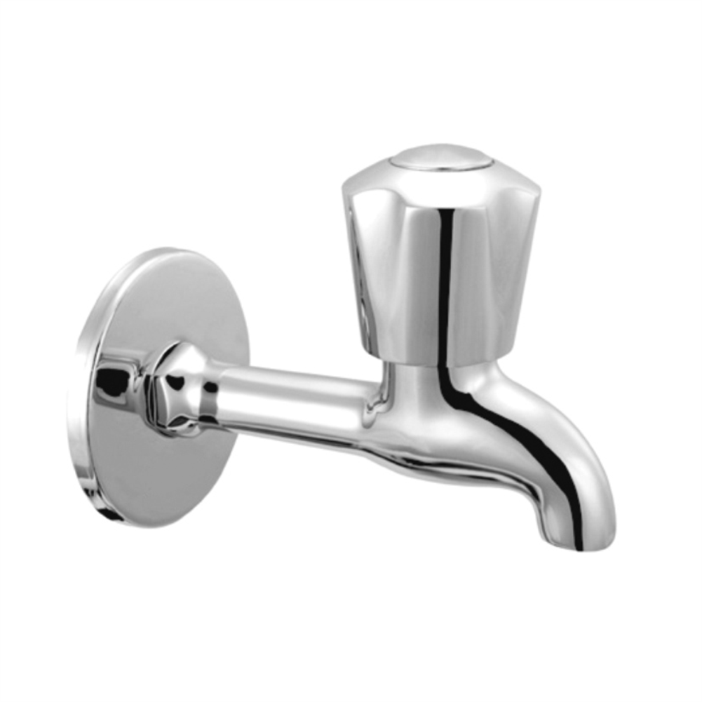 Rocio PREMIUM Full Brass Chrome Plated Bib Cock Long Body Tap