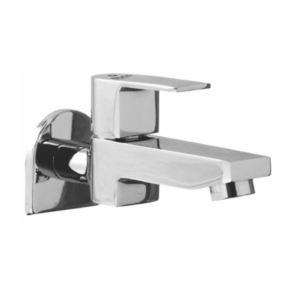 Rocio FUSION PRIME High Flow Brass Chrome Plated Bib Cock Long Body Tap For Bathroom