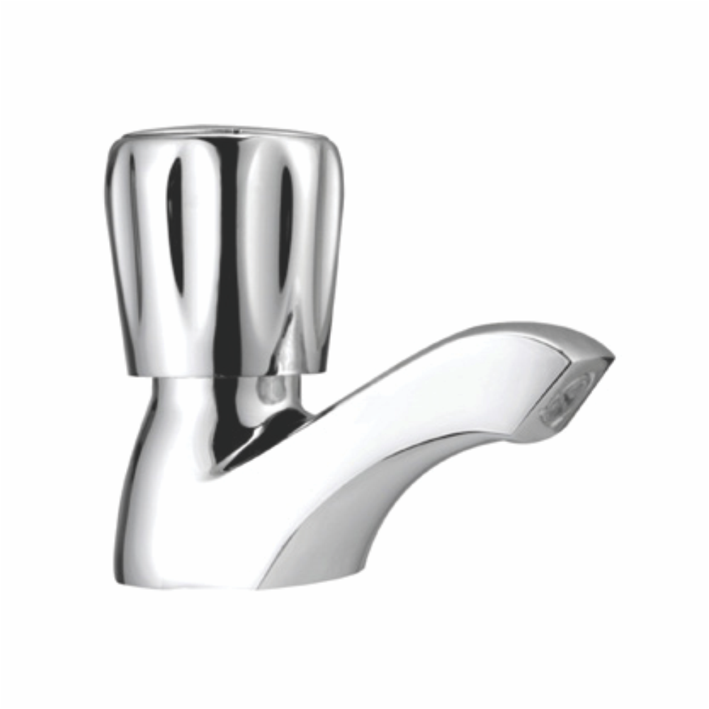 Rocio CONTI PREMIUM Brass Chrome Finish Pillar Cock Tap For Bathroom