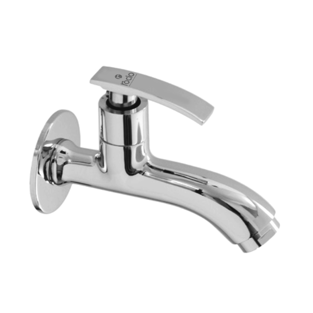 Rocio SOFT Bib Cock Long Body For Bathroom Kitchen Brass Chrome Finish