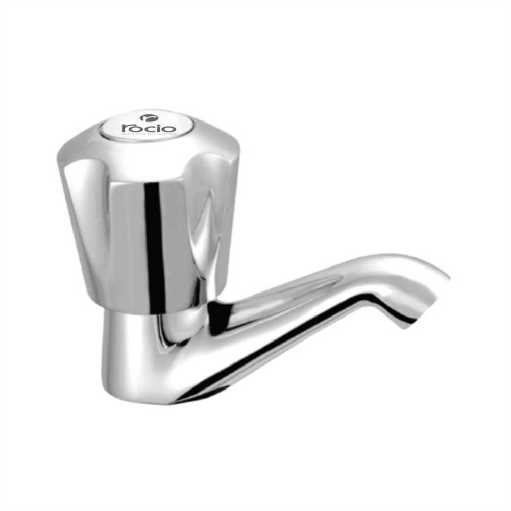 Rocio PREMIUM Pillar Cock Tap Full Brass Chrome Plated