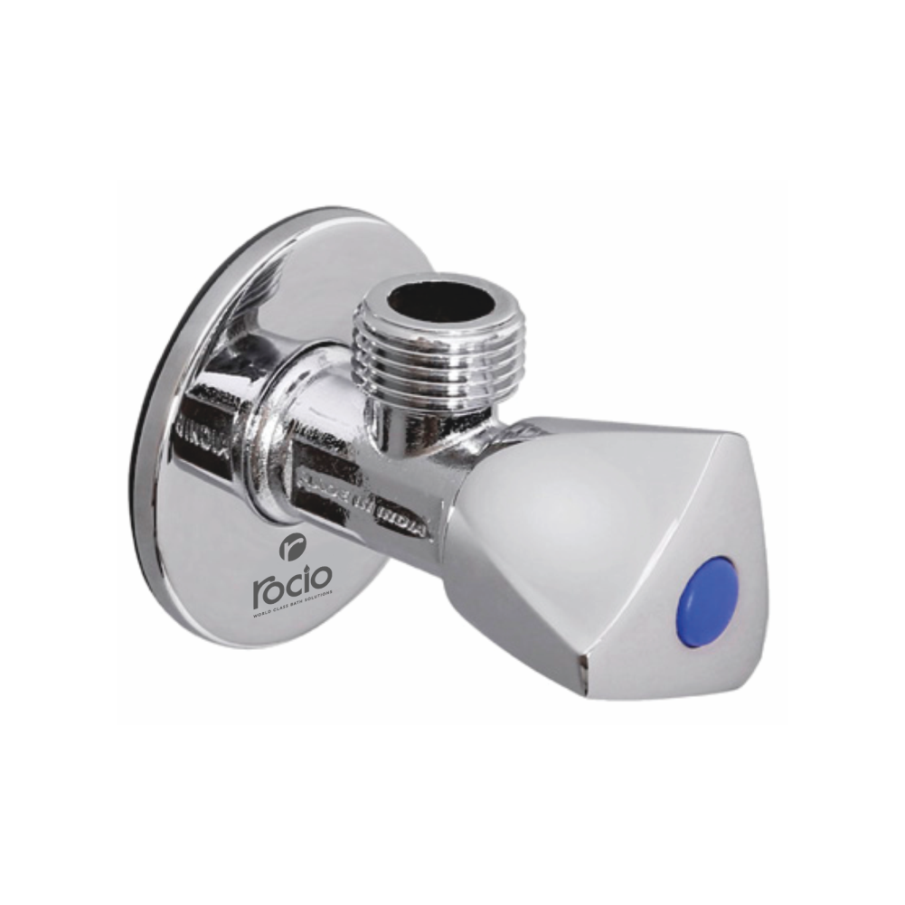 Rocio Universal Angle Cock Tap Brass Chrome Plated Washing Machine Taps