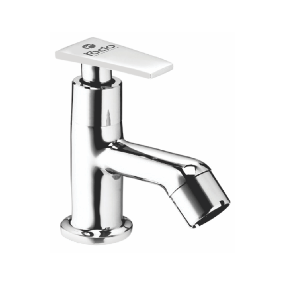 Rocio SOLO R Brass Chrome Plated Pillar Cock Tap