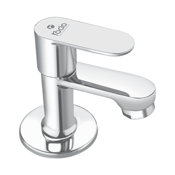 Rocio CITY Pillar Cock Tap For Bathroom Kitchen Chrome Finish