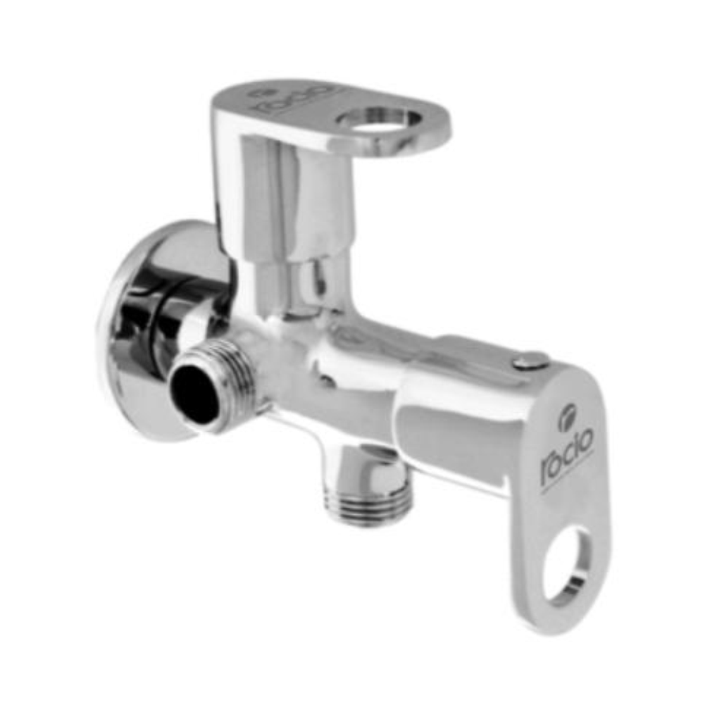 Rocio RIO Brass Chrome Plated Two Way Angle Cock Tap