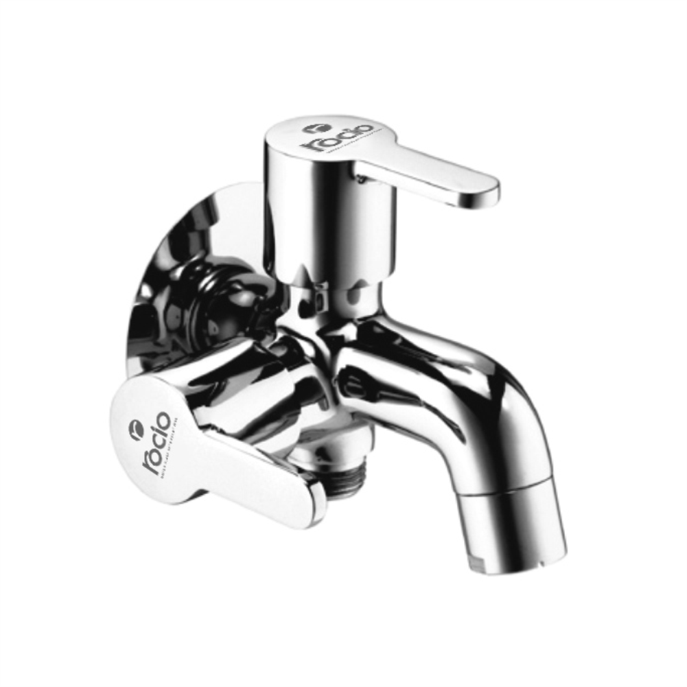 Rocio FIGO Full Brass Chrome Plated Two Way Bib Cock Tap