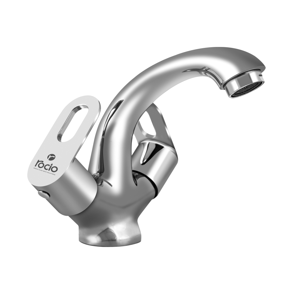 Rocio DZIRE Brass Chrome Plated Center Hole Basin Mixer Tap