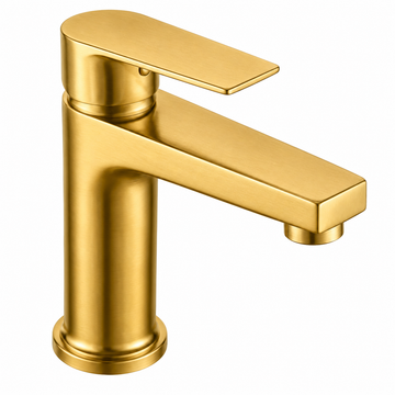 Premium PVD GOLD Single lever Basin Mixer - Fusion Prime