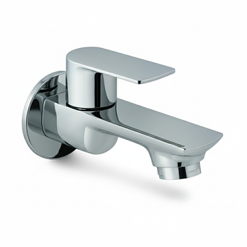 Rocio BENZ Bib Cock – Wall Mounted Chrome Brass Faucet