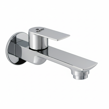 Rocio BENZ Long Body Bib Cock – Sleek Chrome Finish Brass Faucet