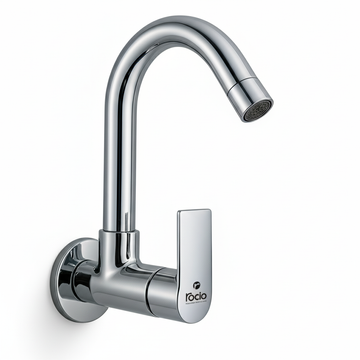 Rocio BENZ Sink Cock – Wall Mounted Chrome Kitchen Faucet