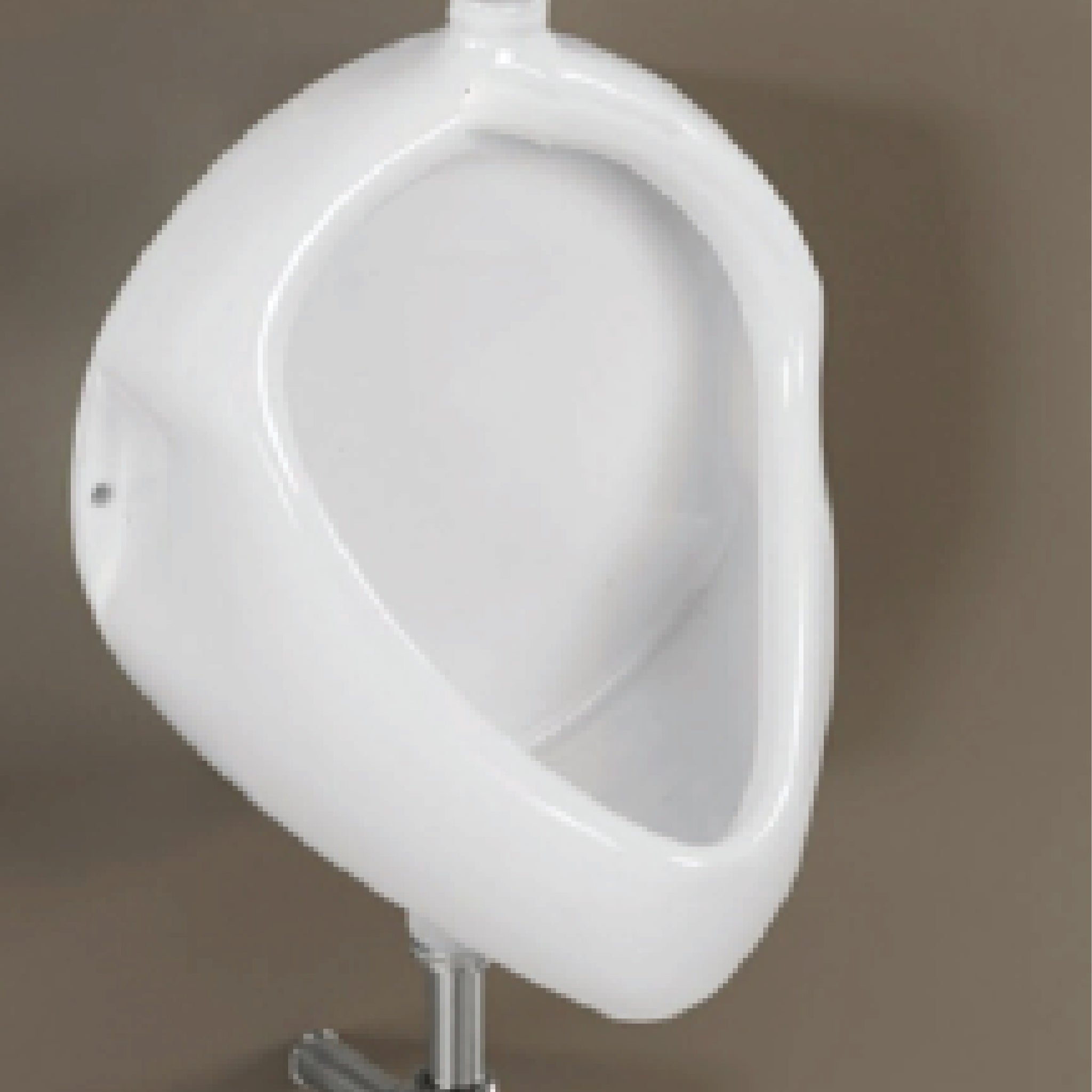 Rocio Flat Black Urinal | Glossy Finish
