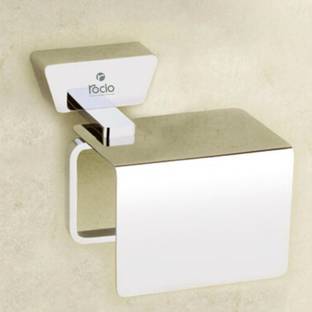 Dazzle High Quality Virgin Brass Toilet Paper Holder Mirror Finish and toilet paper holder (Chrome )