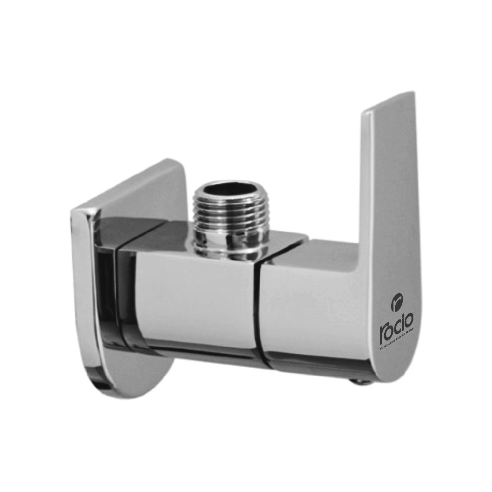 High Flow Brass Chrome Plated Angle Valve For Bathroom And Kitchen 