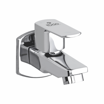 Rocio QUBIX Bib Cock Tap Brass Chrome Finish For Bathroom and Kitchen