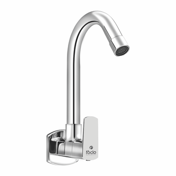 Rocio QUBIX Brass Sink Cock – Chrome Finish (Kitchen Faucet)