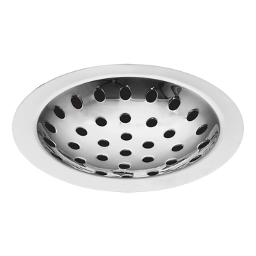Rocio SS 304 Dome Floor drain Grating - 5 Inch, Chrome Mirror Finish For Bathroom And Kitchens