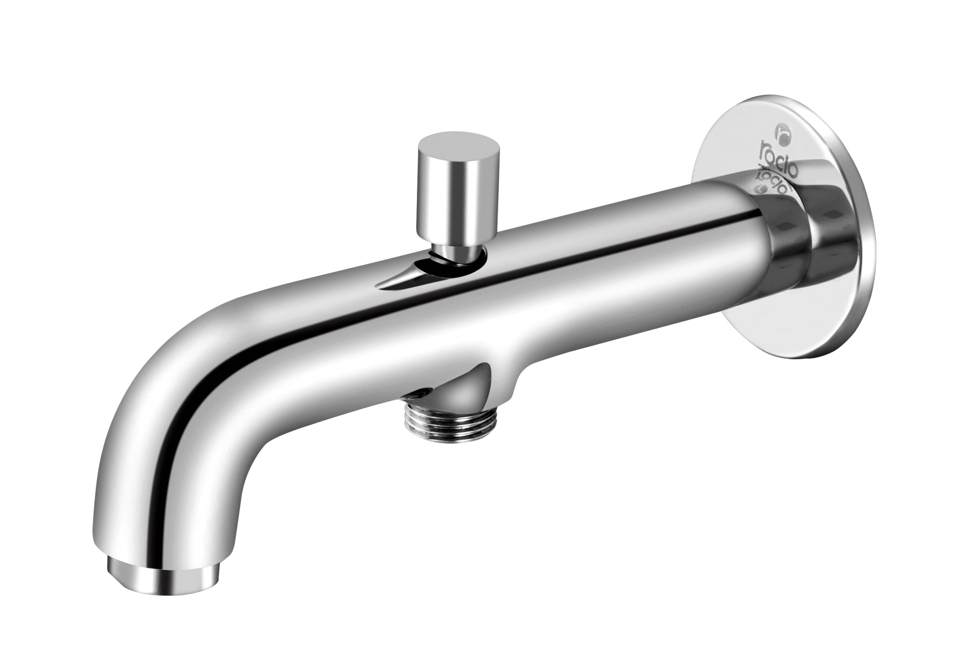 Rocio UNO High Flow Bath Tub spout with Wall Flange, NEOPERL Made In Germany Tip Ton and Neoperl Aerator (Wall Mount Installation Type) For Kitchen Or Bathrooms