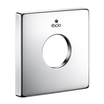 Rocio SS 304  Flange Square Chrome Finish : Set of 24 pcs.