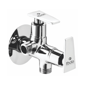 Rocio SOLO R - Brass Chrome Plated Two Way Angle Cock Tap