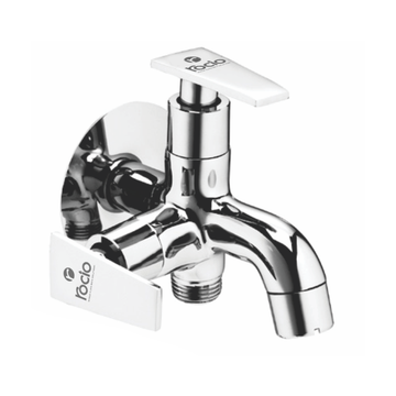 Rocio SOLO R -Brass Chrome Plated Two Way Bib Cock Tap