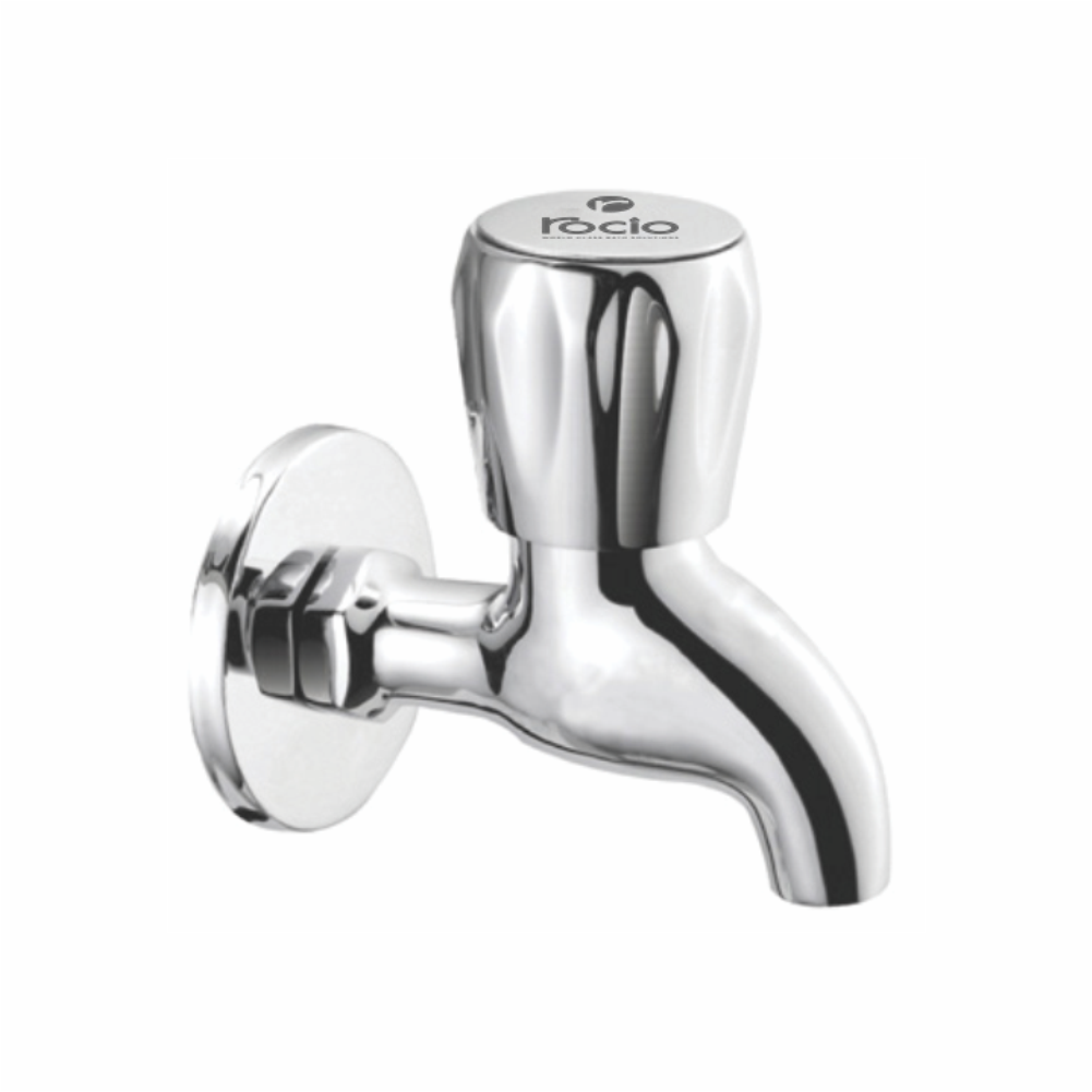 Chrome Finish Bib Cock Tab For Bathroom Brass