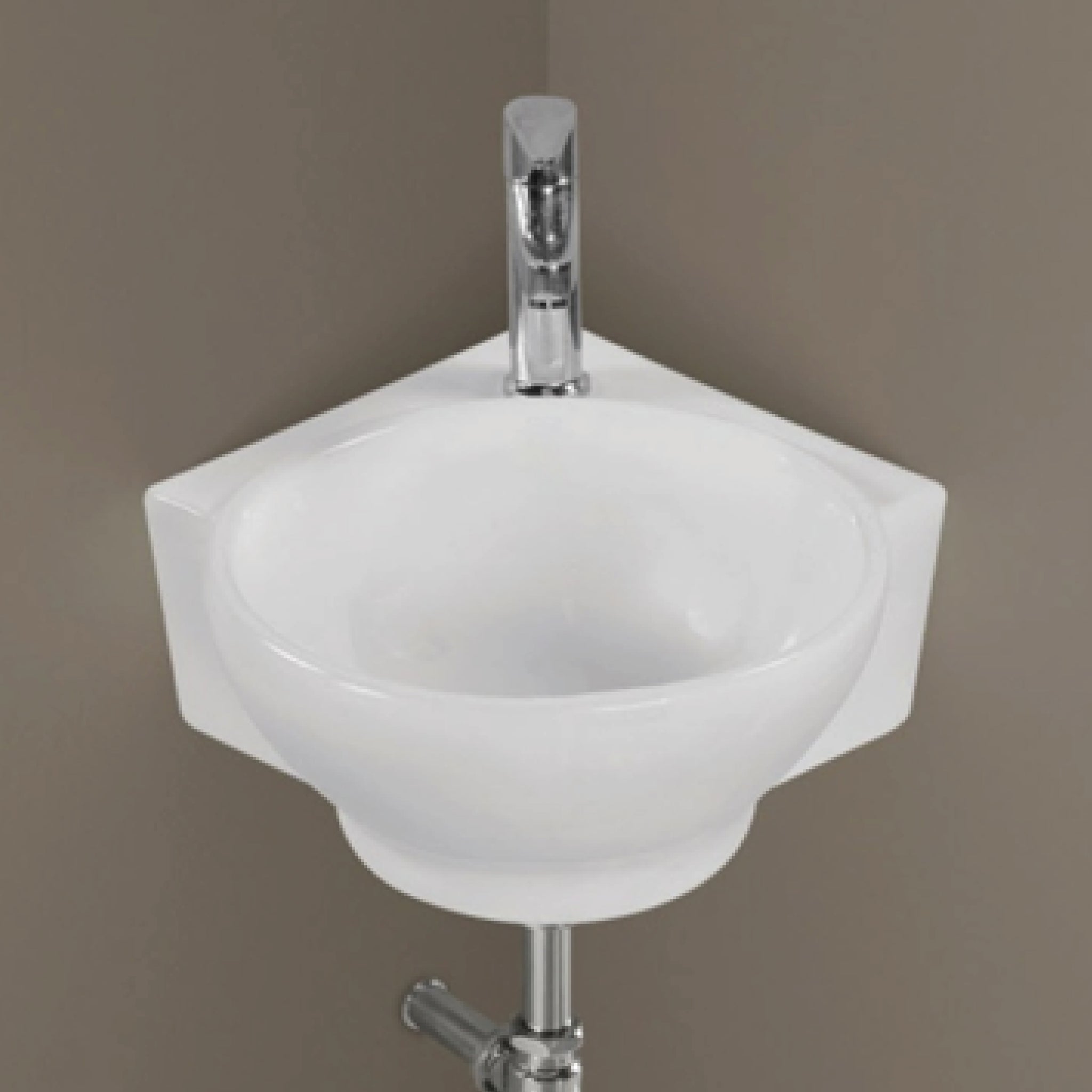 BREEZE Wall Hung Basin | Square Design | Compact Fit