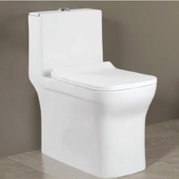 Elite One-Piece Closet with In-Built Jet Spray | Rimless Washdown | S-Trap 225mm