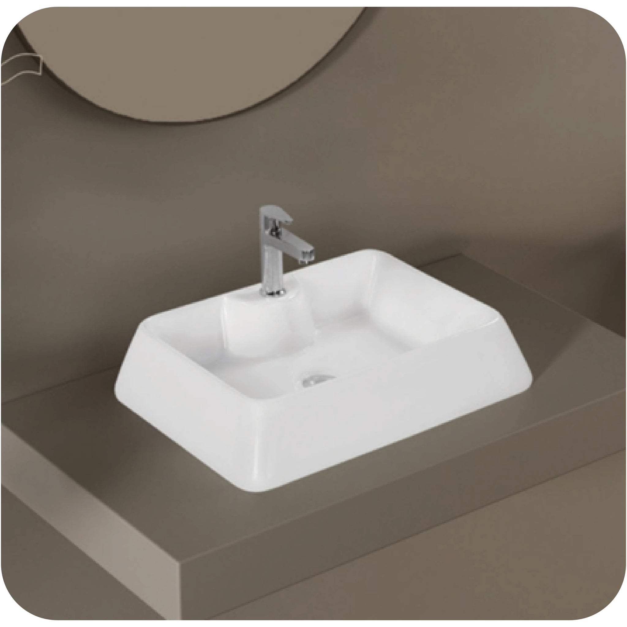 ELON Table Top Basin | Compact & Functional