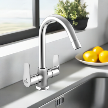 Rocio Altis Center Hole Basin Mixer for Bathroom , Kitchen Sink