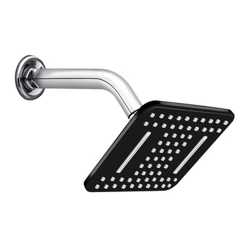 Rocio Overhead Shower with Arm for Bathroom, Color Black, Size 4